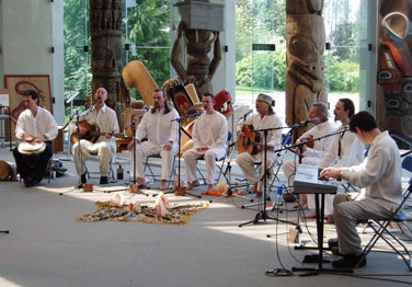 One Voice Harmonic Choir at the Museum of Anthropology, 18 April 2004