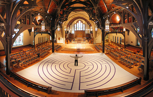 Labyrinth in Christ Church Cathedral