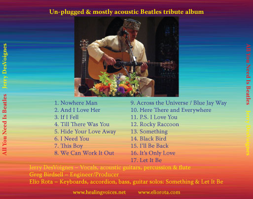 beatles tray card